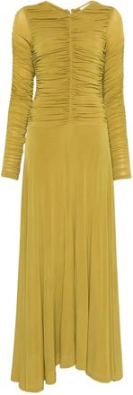 Tove Abito con arricciatura - Verde