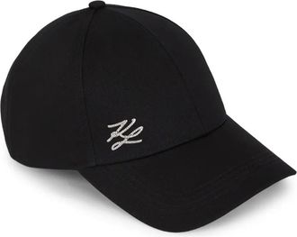 Karl Lagerfeld Cappello da baseball K/Autograph - Nero