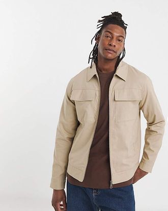 Jacamo Stone Linen Harrington