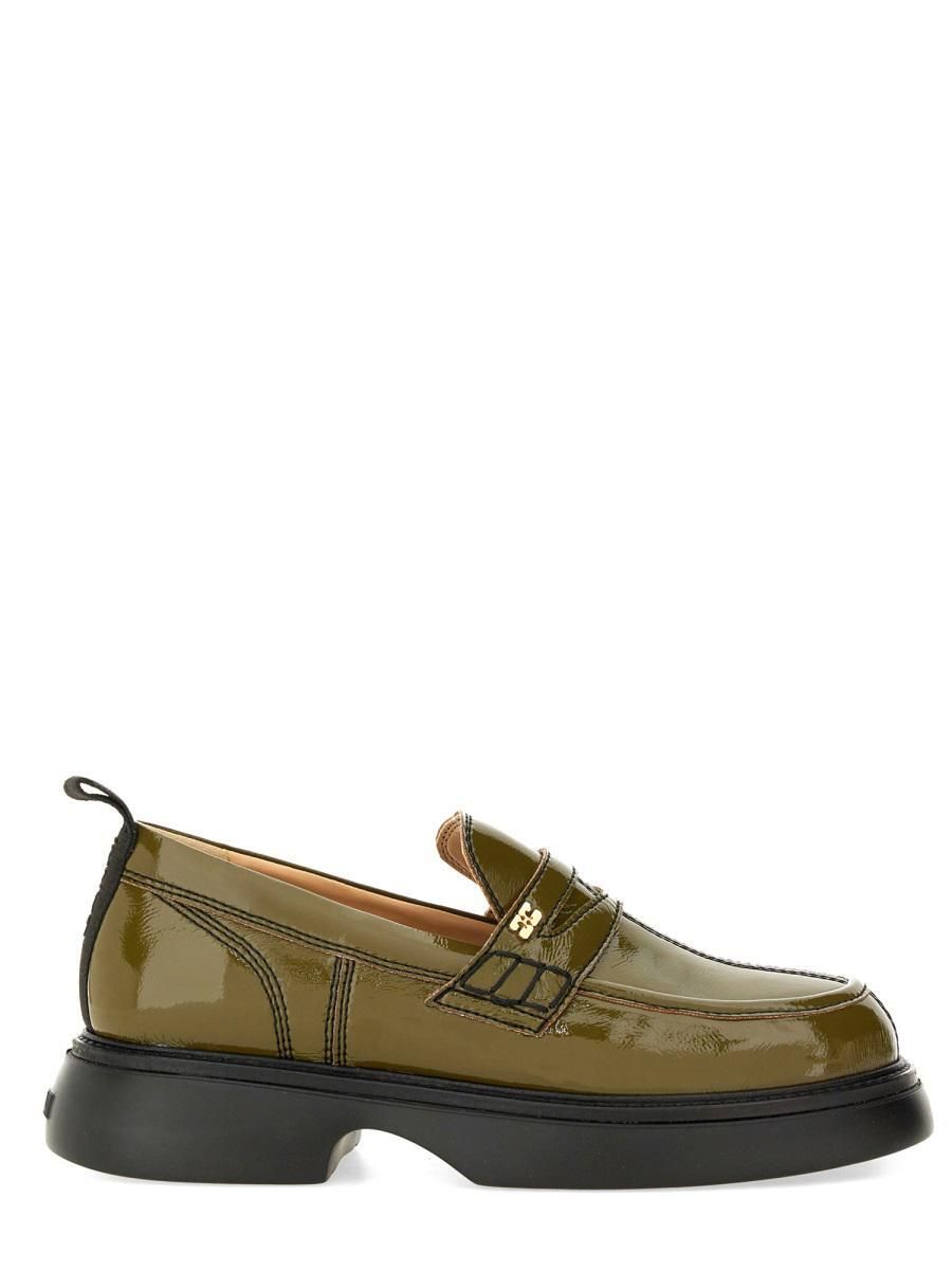 ローファー・オックスフォード Ganni Feminine Buckle Platform Loafer Black Black Feminine Buckle Loafers | GANNI US