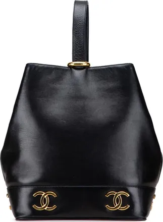 Chanel Borsa a secchiello Triple CC 1991-1994 - Nero