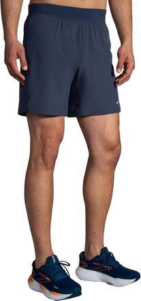 Brooks Sherpa 7 Short In Blue Slate