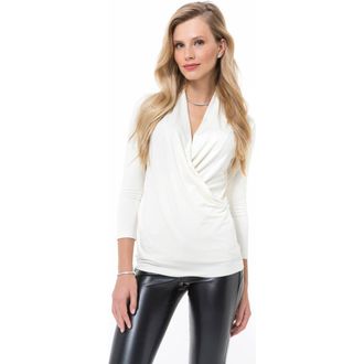 Accouch&eacute;e Pure Maternity/Nursing Top in Ecru at Nordstrom, Size X-Large Eu