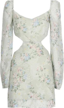 Saint Barth Kleedjes, Dames, Groen, S, Linnen, Jara Mini Jurk
