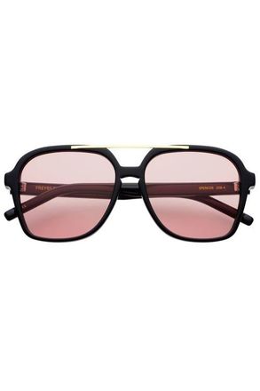 Freyrs Eyewear Spencer Aviator Sunglasses in Rose at Nordstrom