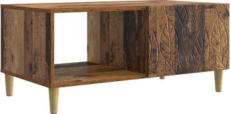 vidaXL Mesa De Centro Madera Envejecida 90 X 50 X 40 Cm Vidaxl