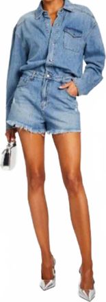 Retrof&ecirc;te Annie Denim Romper In Oasis