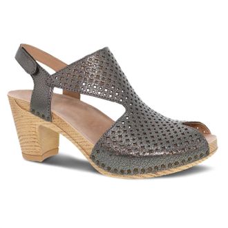 Dansko Womens Teagan Sandal In Grey