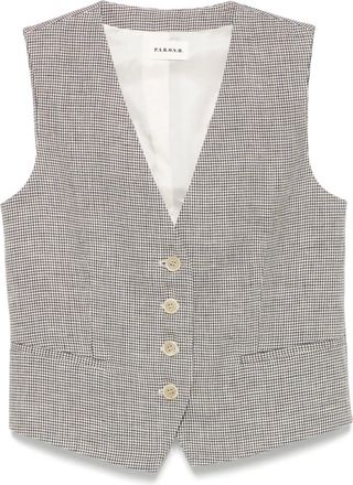 P.A.R.O.S.H. Gilet Bambu - Toni neutri