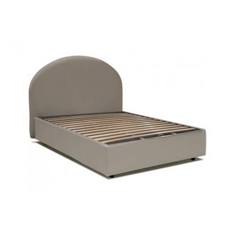 Talamo Italia Dmora - Cama De Plaza Y Media Dbijo, Cama Contenedor Con Tapizado En Ecopiel, 100% Made In Italy, Apertura Frontal, Adecuado Para Colch&oacute;n Cm 120x190, 