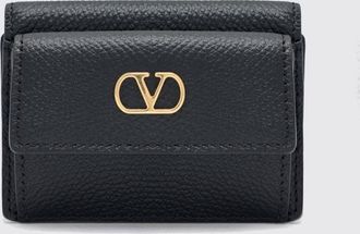 Valentino Garavani Portafoglio VLogo Signature Valentino Garavani in pelle a grana