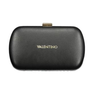 Valentino Clutches, female, Black, Size: ONE SIZE Clutch Leather Handbag