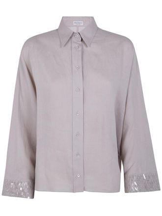 Brunello Cucinelli Trapeze Denim Shirt