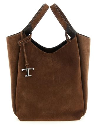 Tod's Brown Calfskin Womens Handbag