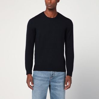 Drumohr Navy Crew Neck Sweater