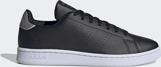 adidas Unisex Advantage Shoes - Black - Size UK 10.5