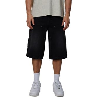 Good For Nothing Carpenter Denim Shorts. in Black at Nordstrom, Size Xx-Large Uk