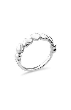 Devata Sweetheart Band Ring in Silver at Nordstrom Rack, Size 7