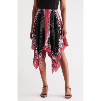 Longchamp Handkerchief Silk Skirt in Black at Nordstrom Rack, Size 10 Us / 42 Fr