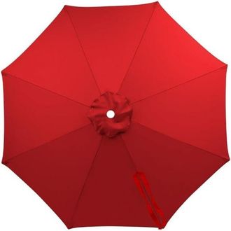 OEM Toile Parasol Remplacement - 3,5 M - 8 Baleines - Anti-uv Impermeable - Para Parasol D&eacute;port&eacute; - Rojo