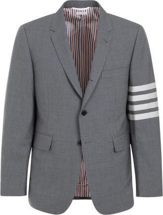 Thom Browne Blazers - Heren - Blazers - Grijs - M - Wol - Jassen