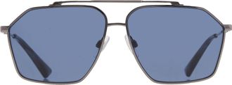 Dolce & Gabbana Dark Blue Pilot Mens Sunglasses DG2303 04/80 61