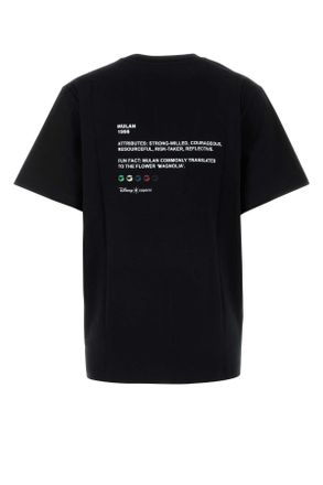 Coperni Womens Black Cotton Coperni X Disney Mulan T-Shirt Exterior: Organic