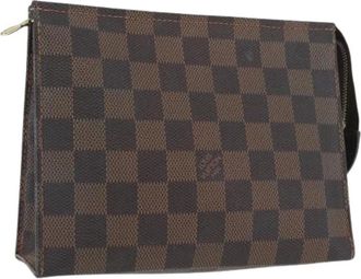 Louis Vuitton Pre-owned Clutches, female, Brown, Size: ONE SIZE Pre-owned Pouch
