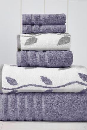 Modern Threads Yard Dyed 6-Piece Towel Set in Grey Lavender at Nordstrom Rack, Size 6 Piece Set
