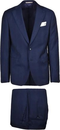 Paoloni Mens Classic Suit - Blue