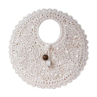 Jacquemus Handbags, female, White, Size: ONE SIZE Le Petit Rond Spiaggia Handbag