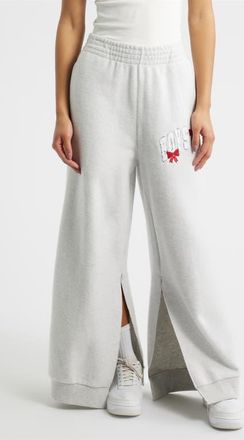 Boys Lie Wrap Me in a Bow Sweatpants in Heather Grey at Nordstrom, Size X-Large