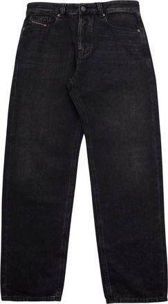 Diesel Regular Fit Zwarte Jeans 2024 - Heren - Regular Fit Jeans - Zwart - W32 - Katoen - Jeans