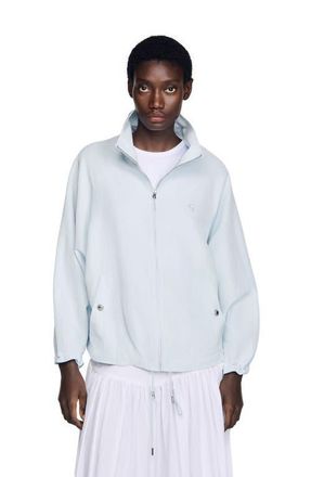 Sandro Oversized jacket in Sky Blue at Nordstrom, Size 38 Eu