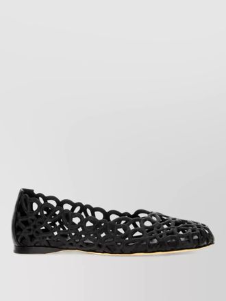 Loewe leather ballerina shoes