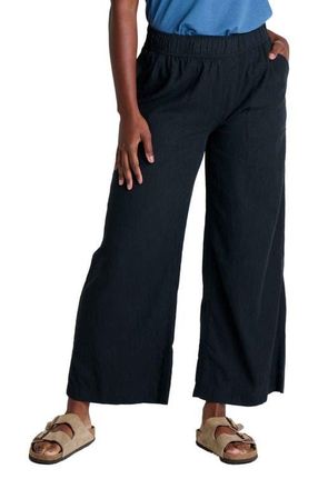 Toad & Co Womens Taj Hemp Wide Leg Pant in Black at Nordstrom, Size X-Small 27