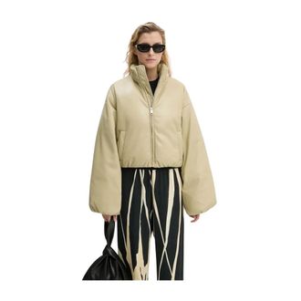 Nanushka Dames, Jassen, Groen, Maat: M Leer