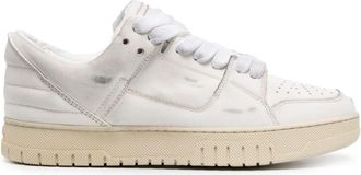 1989 STUDIO Vintage Dirty leather sneakers - men - Calf Leather/Rubber/Nubuck Leather - 45 - White