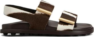 Tod's Pony Hair Sandalen - Dames - Sandalen - Veelkleurig - 41 EU - Schoenen