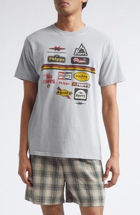 Phipps Racing Logo Graphic T-Shirt in Concrete at Nordstrom, Size Xx-Large