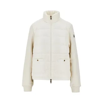Moncler French terry and nylon full-zip jacket Woman S