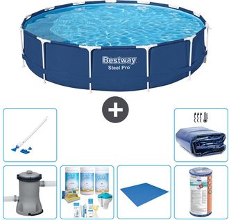 Bestway Piscina Bestway Steel Pro Redonda - 396x84 Cm - 8-piezas S21612