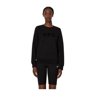 A.P.C. A.p.c., Dames, Sweatshirts & Hoodies, Zwart, Maat: S
