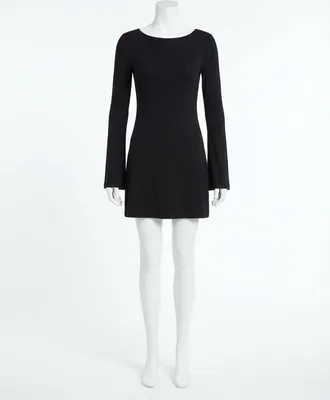 Z Supply Lola Mini Dress In Black