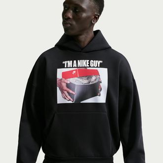 Nike LeBron Shoes Bag Nike Mens Therma-FIT Brushed Pullover Basketball Hoodie in Black | IH8850-010