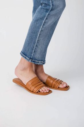 Free People Womens Evelyn Slip On Sandal In Brown