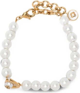 Casablanca Pearl Armband - Heren - Armbanden - Wit - ONE Size - Accessoires