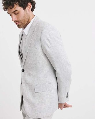 Jacamo Check Patch Pocket Suit Jacket