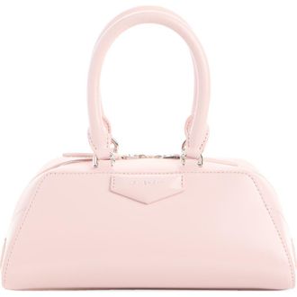 Givenchy Mini Antigona Leather East/West Satchel in Baby Pink at Nordstrom