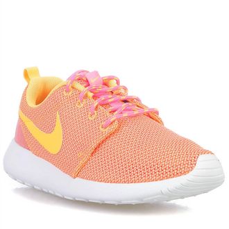 Nike Womens Rosherun Running Shoes In Atomic Mango